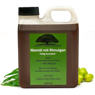 Niemöl Neemöl mit Rimulgan 1L *FERTIG GEMISCHT*  Konzentrat für Pflanzen
