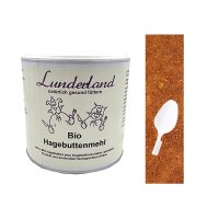 Lunderland Bio Hagebuttenmehl 300g + Löffel...
