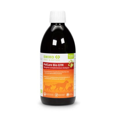 EMIKO PetCare Bio Haus- & Hoftiere 500ml Kräuterferment für Hunde Katzen Nagetiere etc.