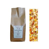 Lunderland Mixflocke 5kg mit Mais Gerste Weizen Karotte...