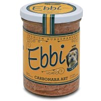 Ebbi Bio Carbonara Art 400g Glas mit Geflügel, Käse und...