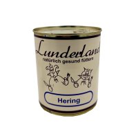 Lunderland Hering 800g Dose 100 % Hering - Filet mit Haut