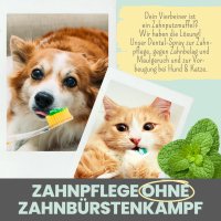 noms+ Dentalspray 100ml  für Hunde und Katzen bei Zahnstein mit EM und Minze