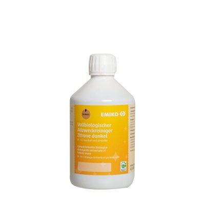 EMIKO Allzweckreiniger Zitrone 500ml Reinigungskonzentrat mit Effektiven Mikroorganismen und Citrusöl