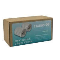 EM-X Keramik Pipe grau, 35 mm Ø 2 Stück...