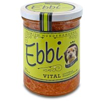 Ebbi Bio Vital Hundefutter 400g Glas mit Geflügel,...